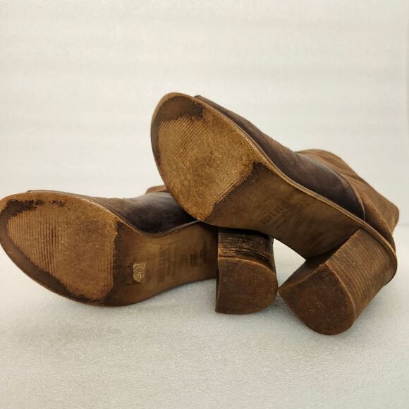 MTNG ORIGINAL Made in Spain Madino Testa Ankle Open Toe Boot Bootie sz 37 - Picture 8 of 8